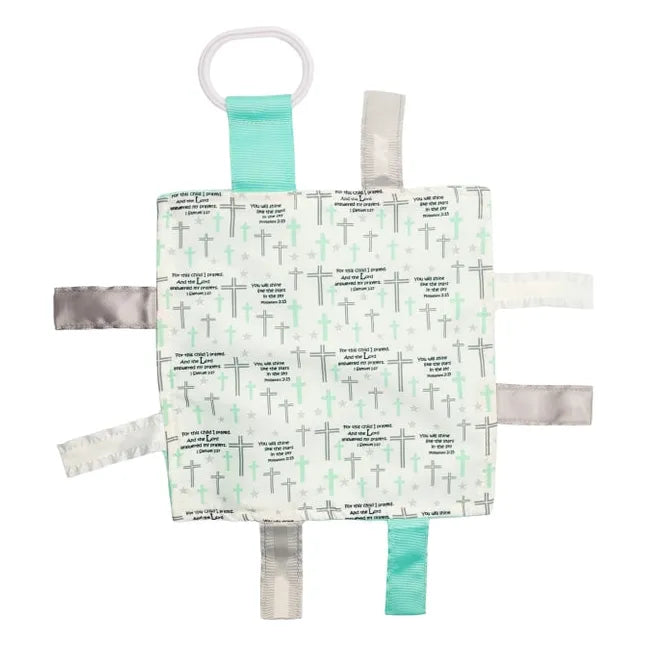 Baby Jack 8x8 Crinkle Sensory Toy - Prayer Bible Verse - Kid's Stuff Superstore