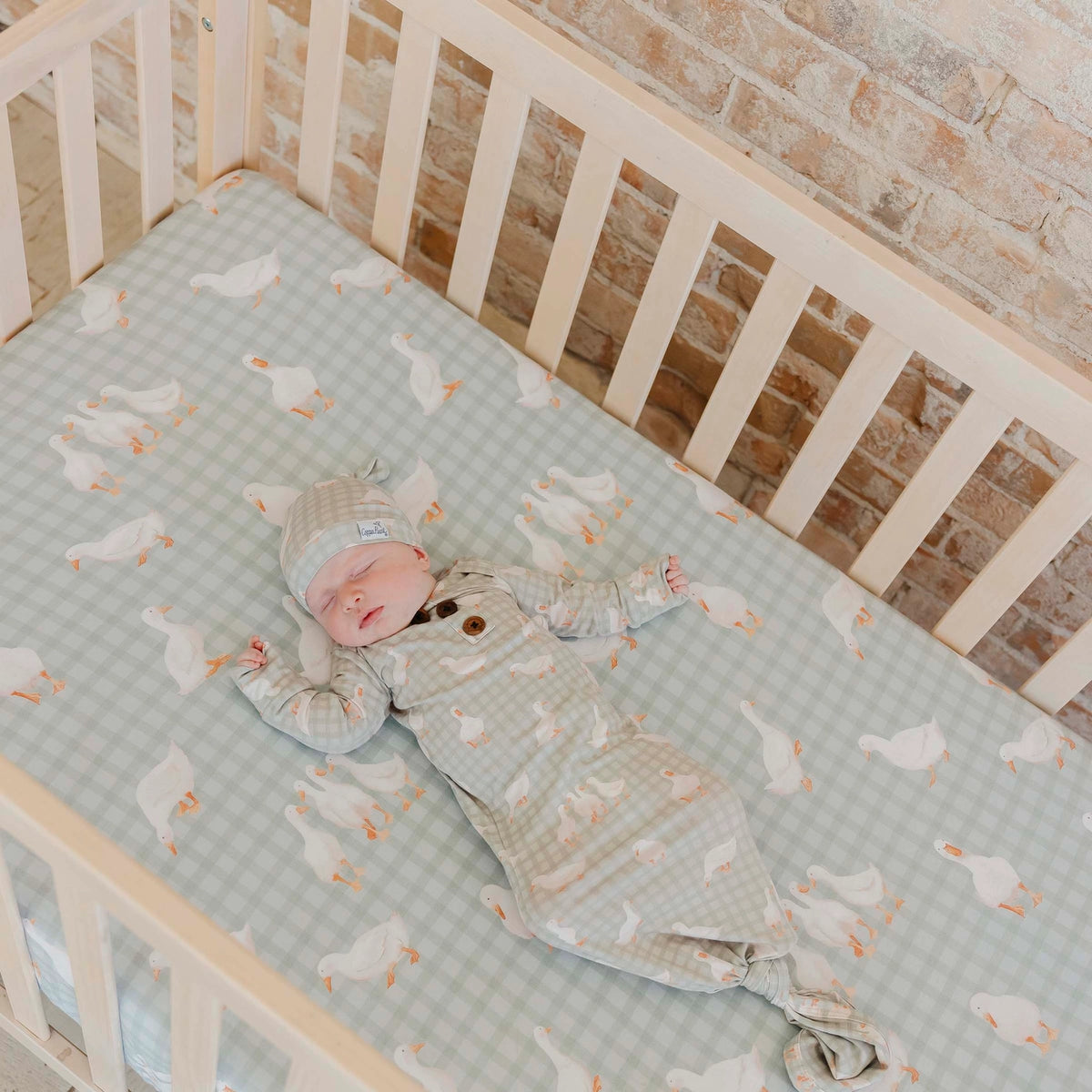 Copper Pearl Fitted Crib Sheet - Baker - Kid's Stuff Superstore