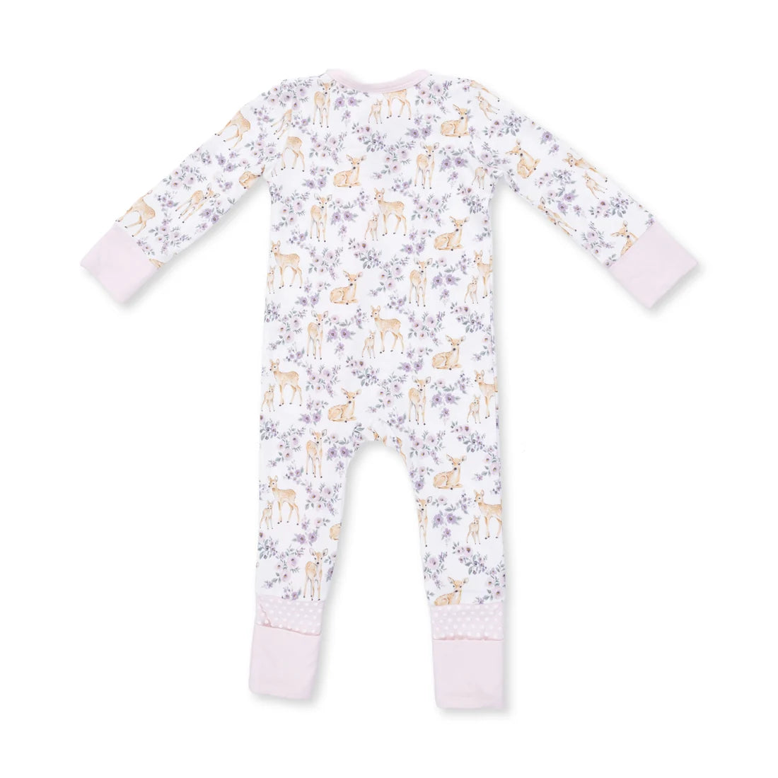 Angel Dear Bamboo Romper - Floral Deer