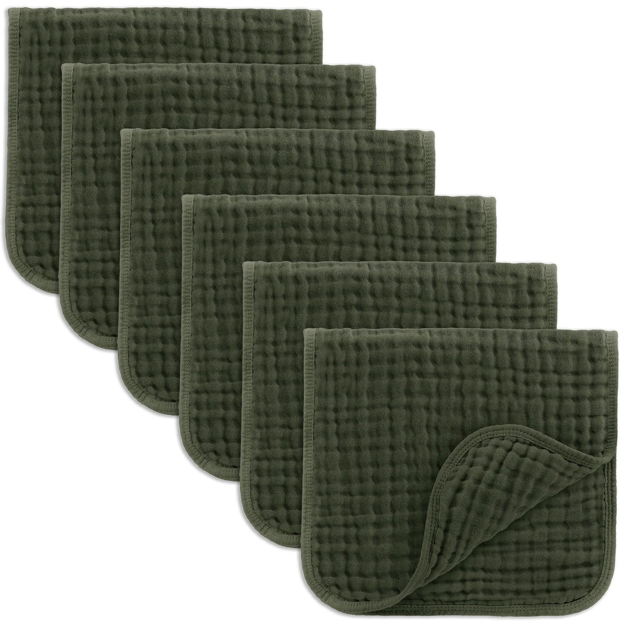 Comfy Cubs Muslin Burp Cloths - Pack of 6 - Kid's Stuff Superstore