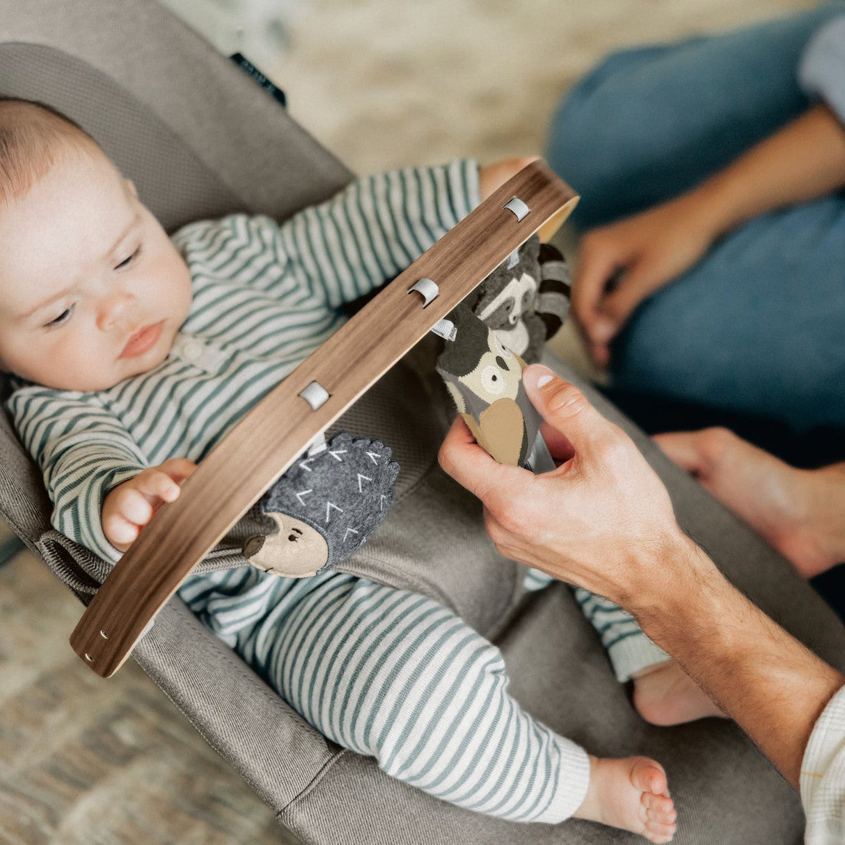 UPPAbaby Mira Bouncer Forest Fun Toy Bar - Kid's Stuff Superstore