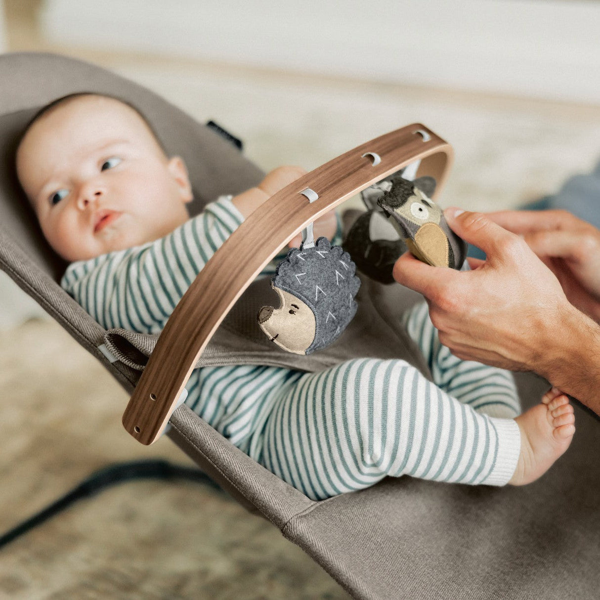 UPPAbaby Mira Bouncer Forest Fun Toy Bar - Kid's Stuff Superstore