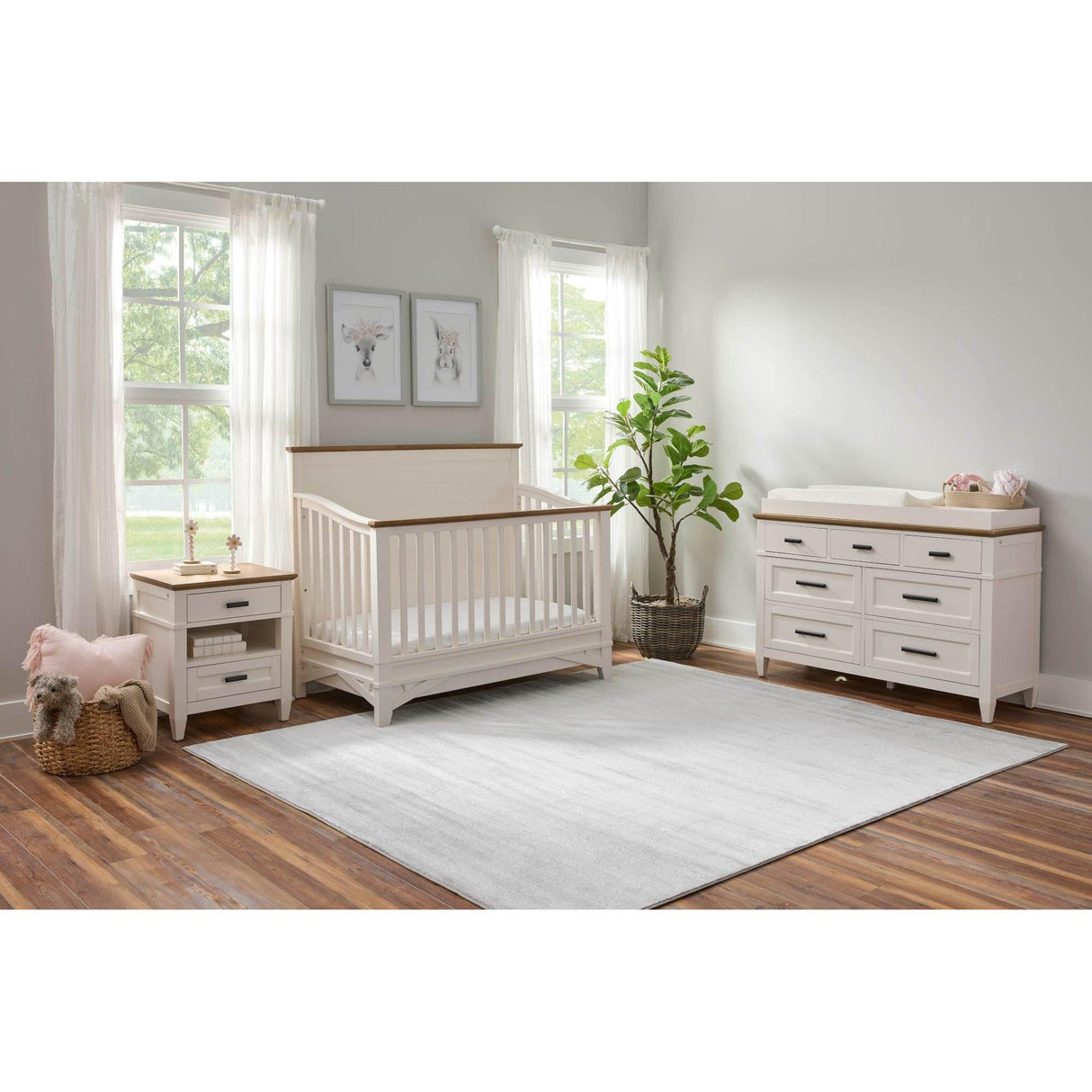 Parker House Artisan Nightstand with Lights - Kid's Stuff Superstore