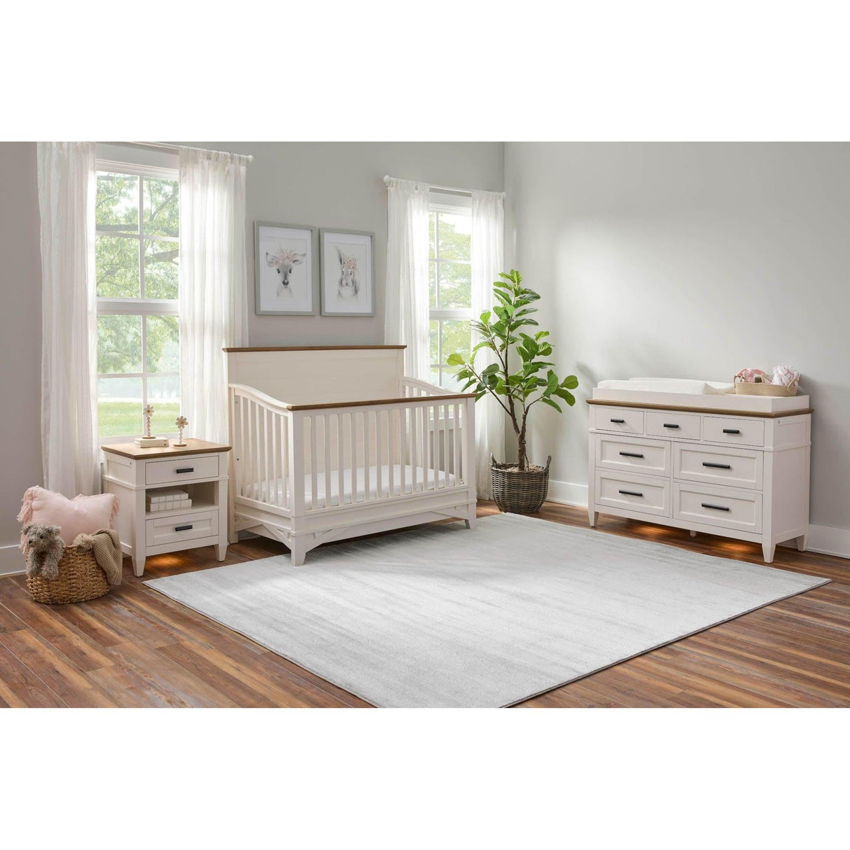 Parker House Artisan Nightstand with Lights - Kid's Stuff Superstore