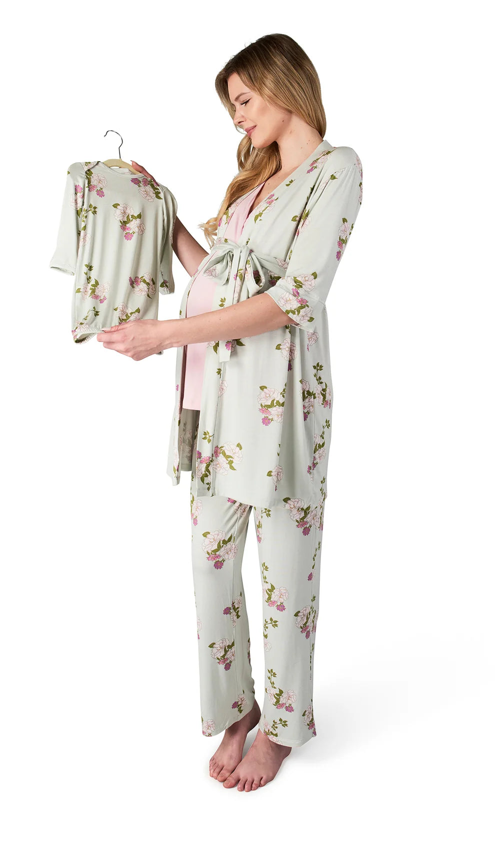 Everly Grey 5 Pc Matching Set - Peony