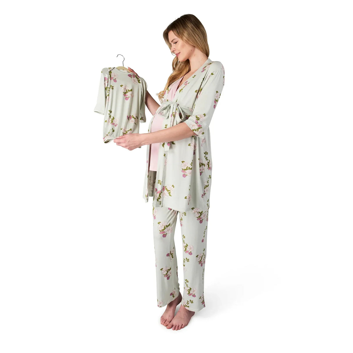 Everly Grey 5 Pc Matching Set - Peony