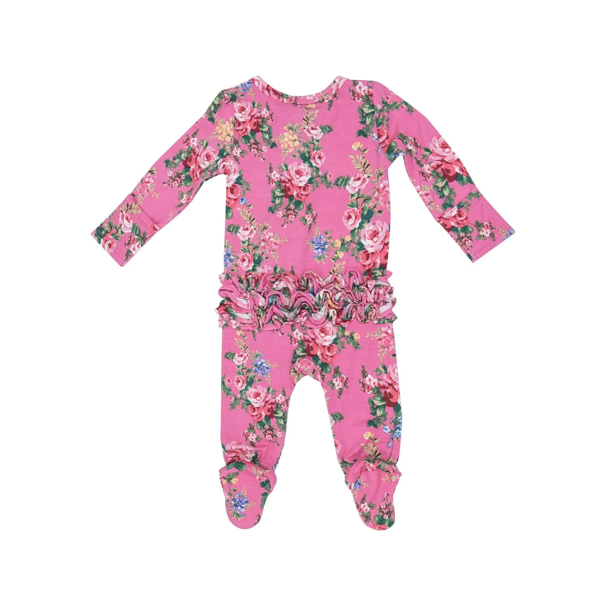 Angel Dear Bamboo Zipper Footie - Dream Cottage Floral - Kid's Stuff Superstore