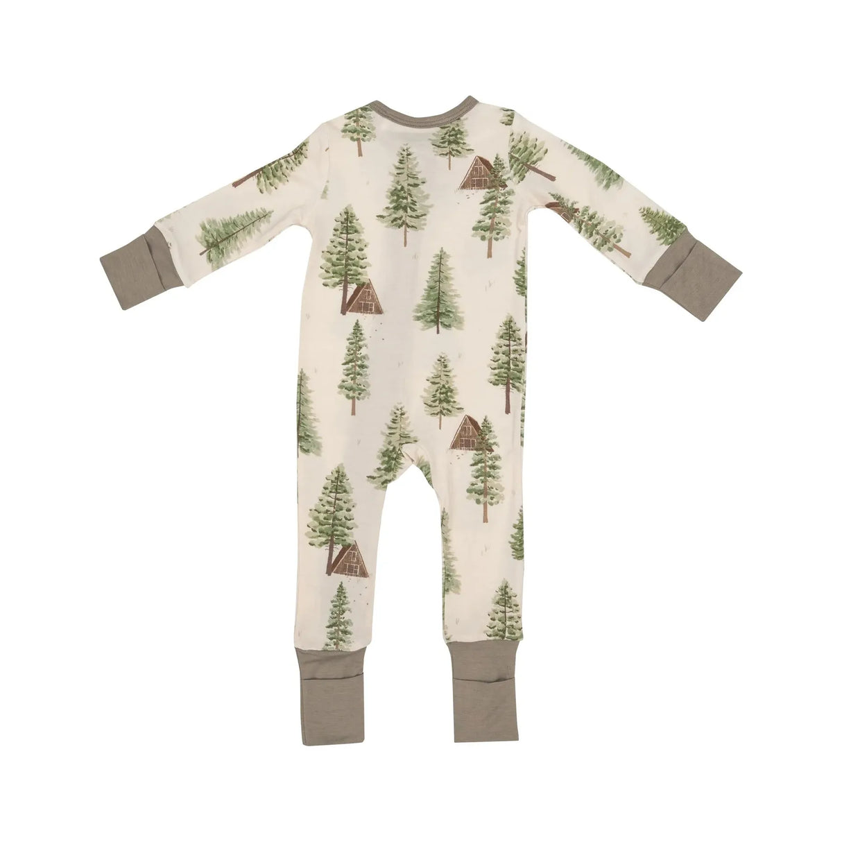 Angel Dear Bamboo Romper - Cabin and Trees - Kid's Stuff Superstore