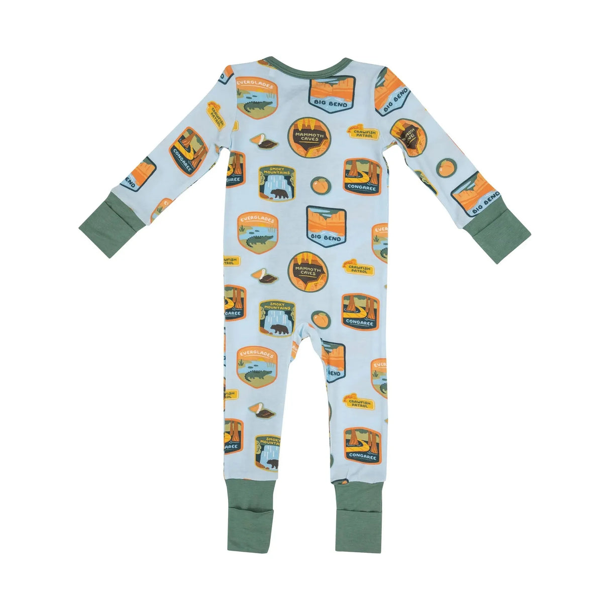 Angel Dear Bamboo Romper - National Parks Patches Southeast - Kid's Stuff Superstore