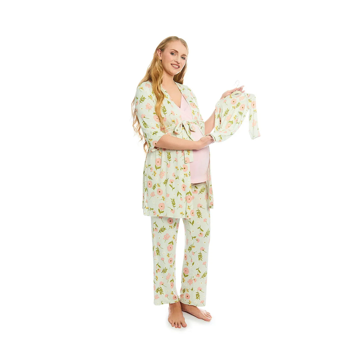 Everly Grey 5 Pc Matching Set - Carnation