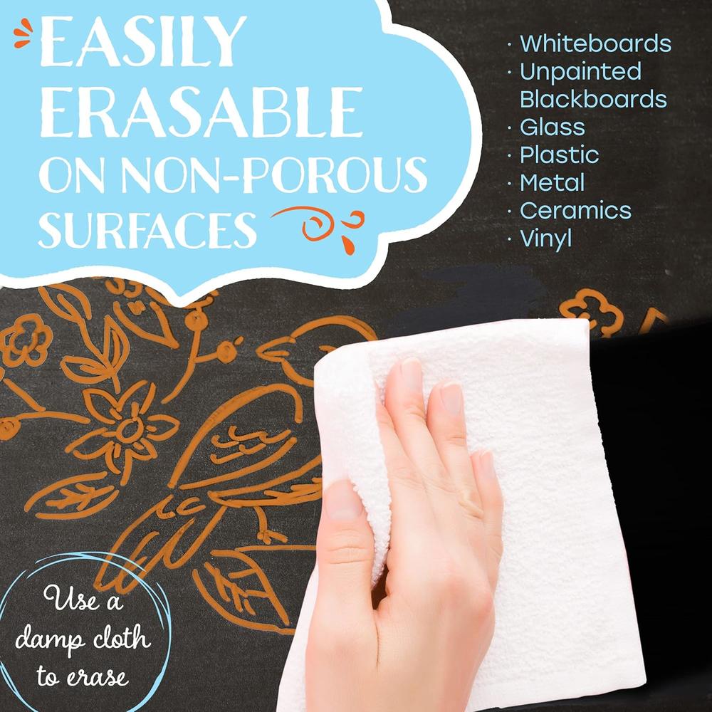 Giant Liquid Chalk Erasable Markers - 8 Pack - Kid's Stuff Superstore