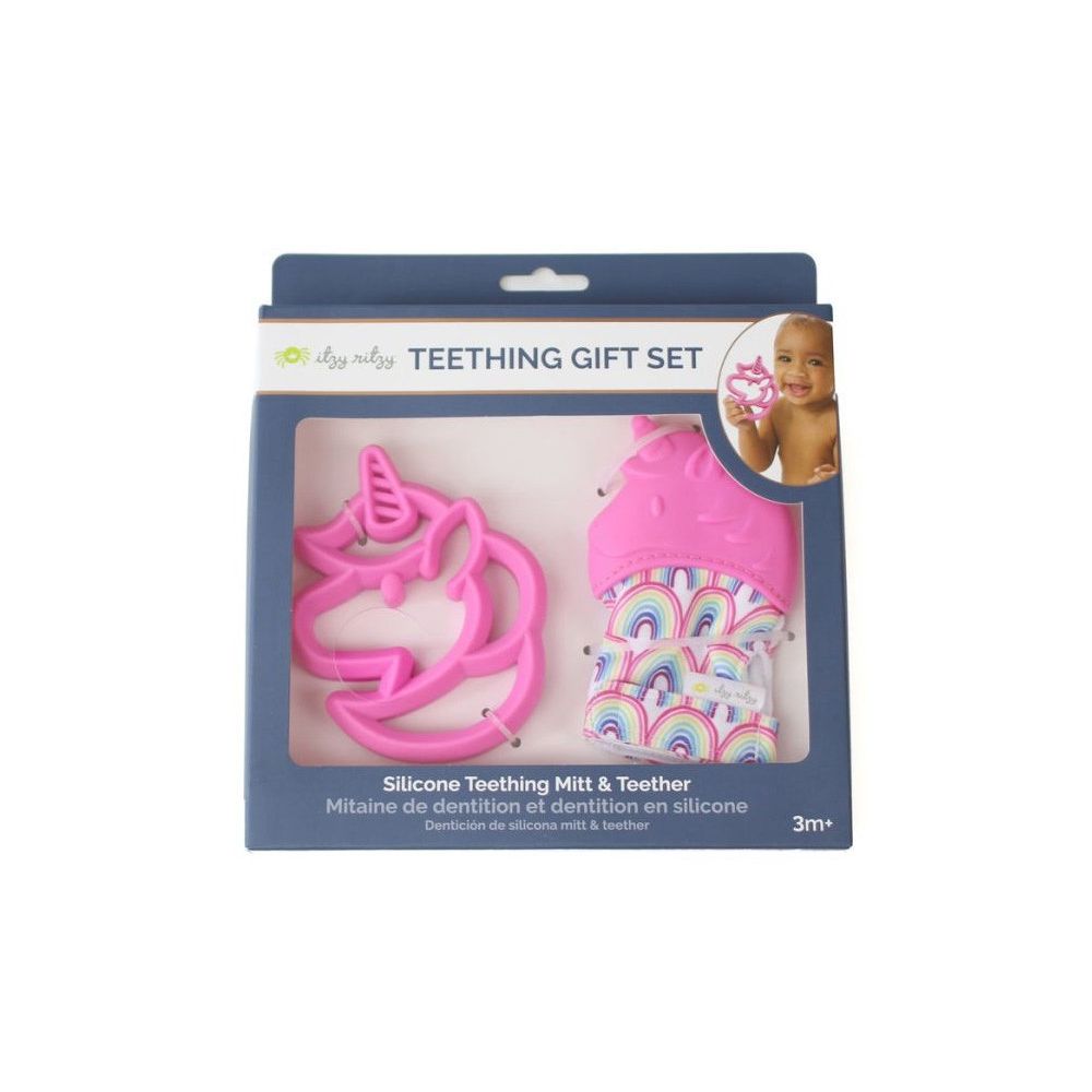 Itzy Ritzy Teething Gift Set - Unicorn - Kid's Stuff Superstore