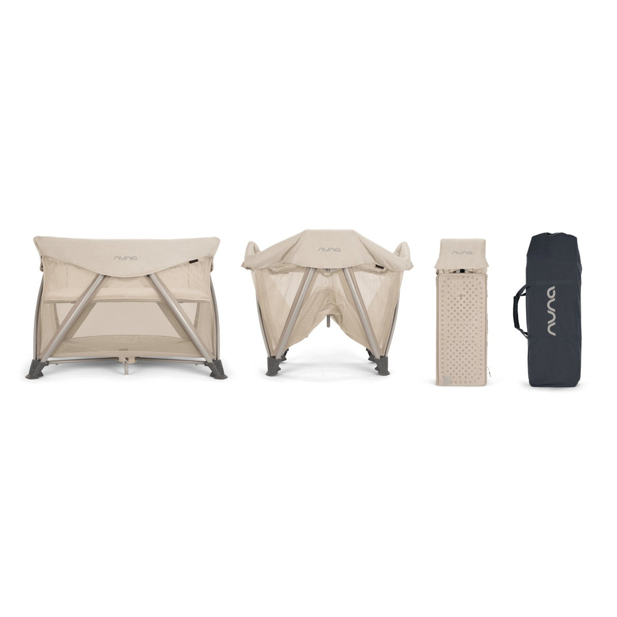 Nuna SENA Aire Playard with Zip-Off Bassinet + Changer