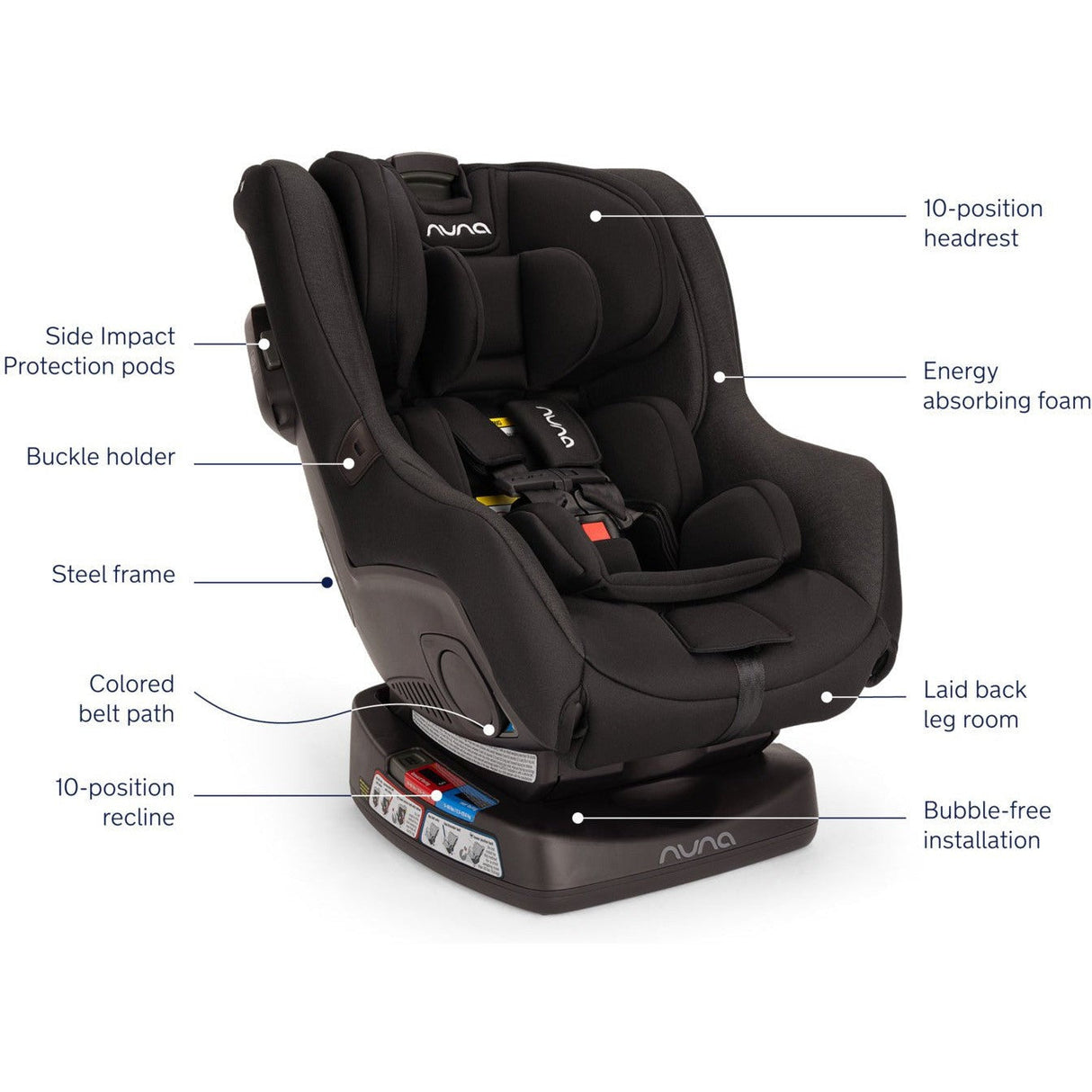 Nuna RAVA Fire Retardant-Free Convertible Car Seat - Kid's Stuff Superstore
