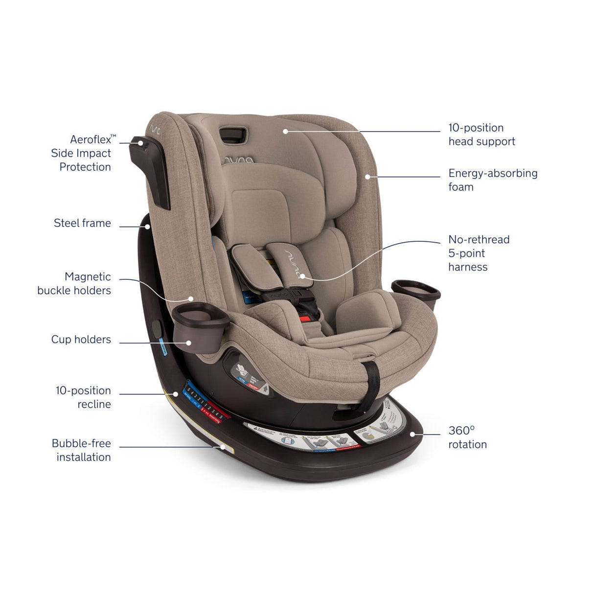 Nuna REVV Rotating Convertible Car Seat - Kid's Stuff Superstore