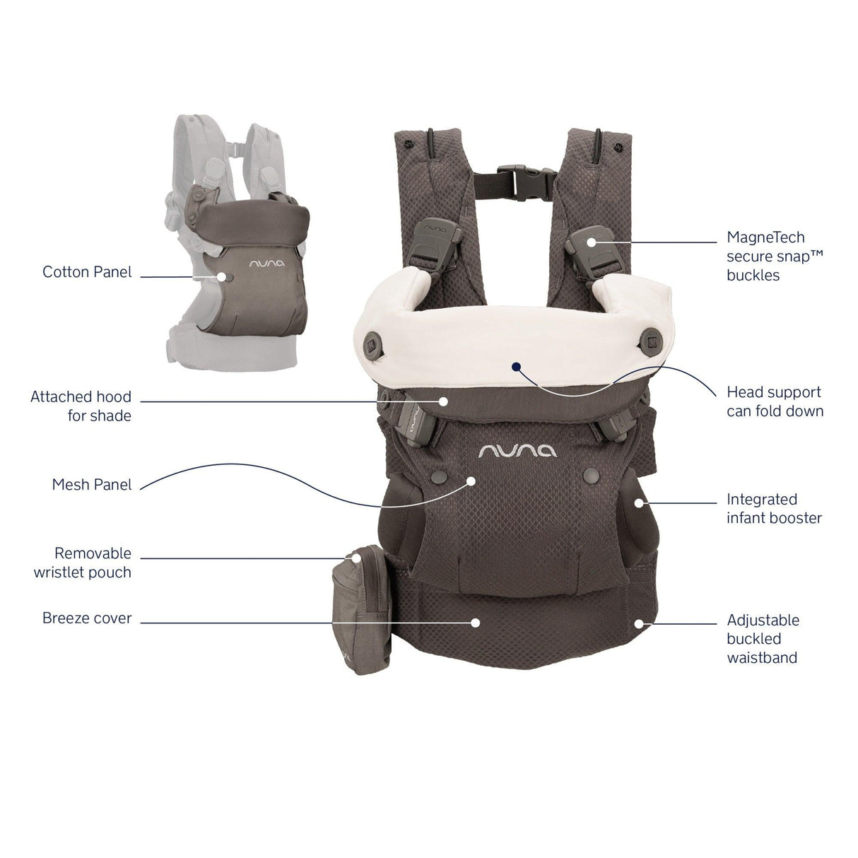 Nuna CUDL Deux Baby Carrier - Kid's Stuff Superstore