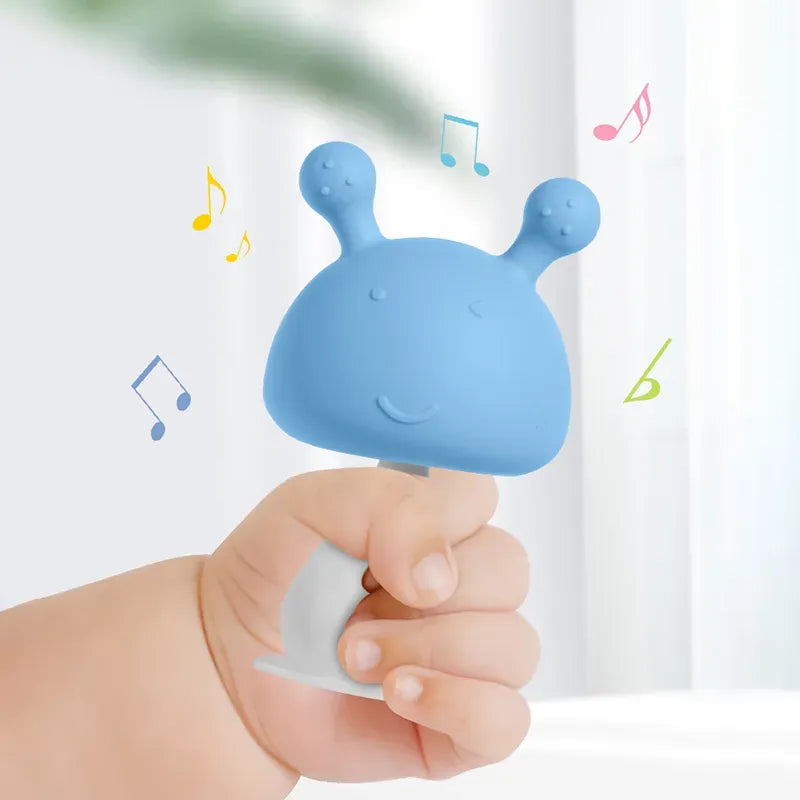 Mushroom Rattle Teether