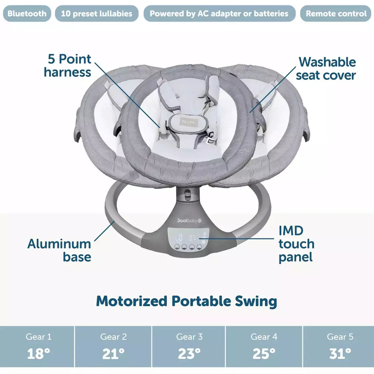 Jool Baby Nova Baby Swing - Kid's Stuff Superstore