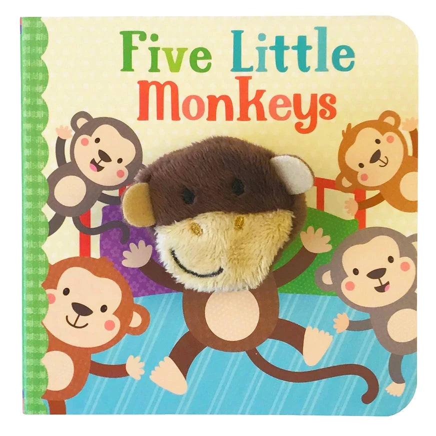 Finger Puppet Book - Five Little Monkeys - Kid's Stuff Superstore