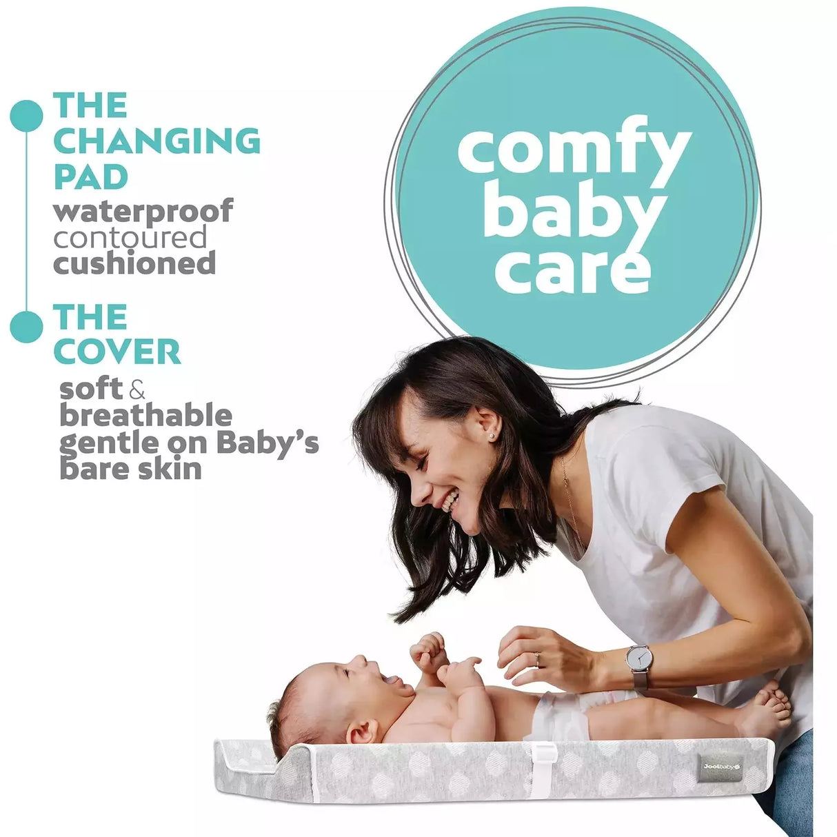 Jool Baby Contoured Changing Pad with Removable & Washable Cover - Kid's Stuff Superstore