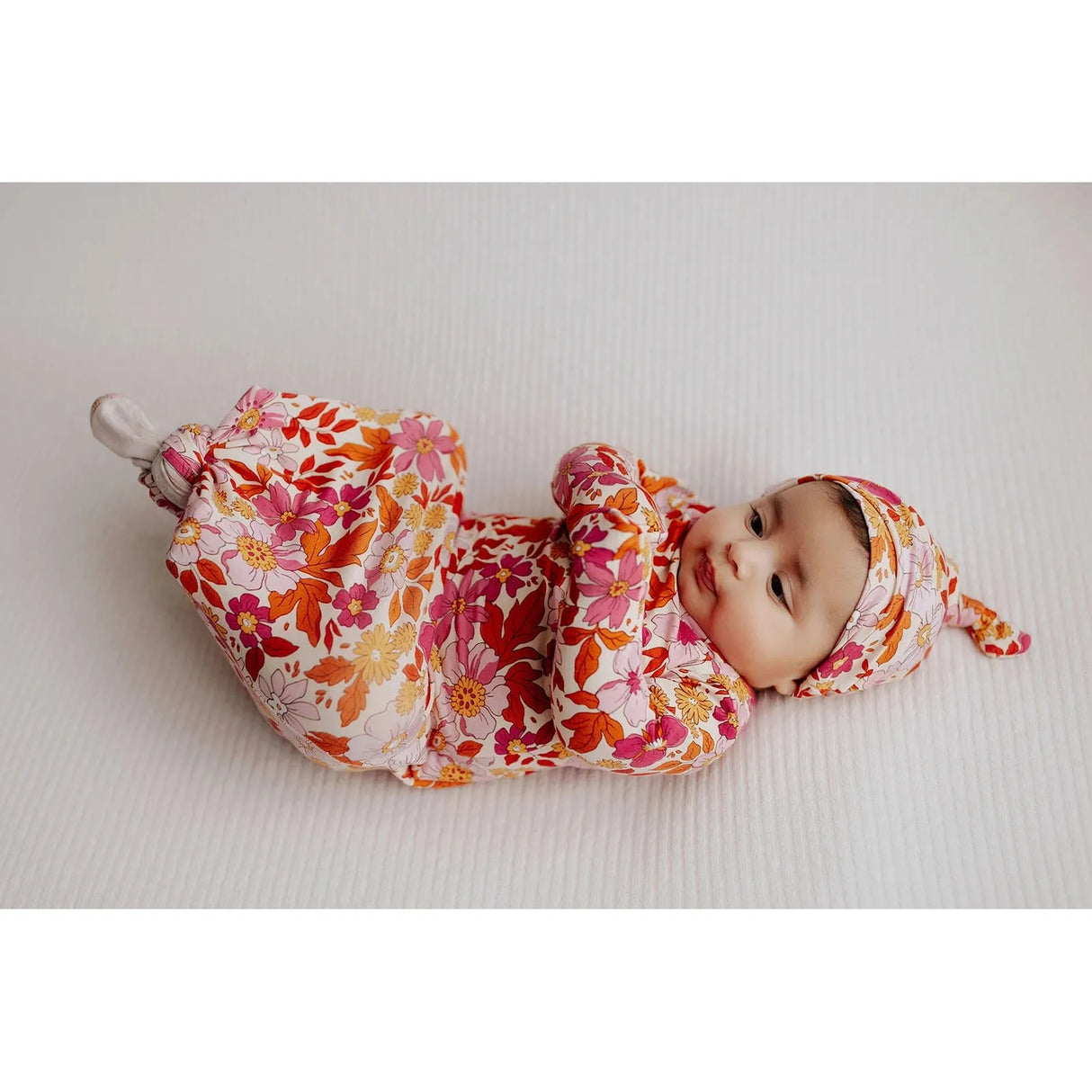 Three Little Tots Knotted Gown + Hat - Kid's Stuff Superstore