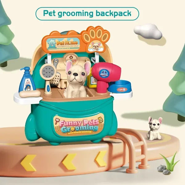 Pet Grooming Backpack Play Set - Kid's Stuff Superstore