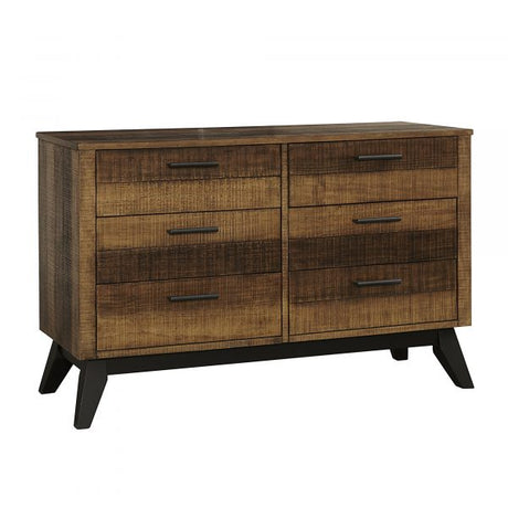 Urban Rustic Convertible Crib & double dressing| Brushed Wheat - Kid's Stuff Superstore