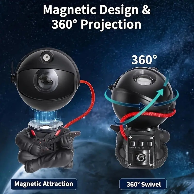 Astronaut 5" Nebula Projector - Black - Kid's Stuff Superstore