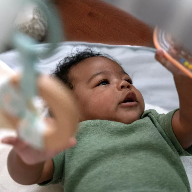 Ingenuity Sheppys Spot Plush Activity Gym - Kid's Stuff Superstore