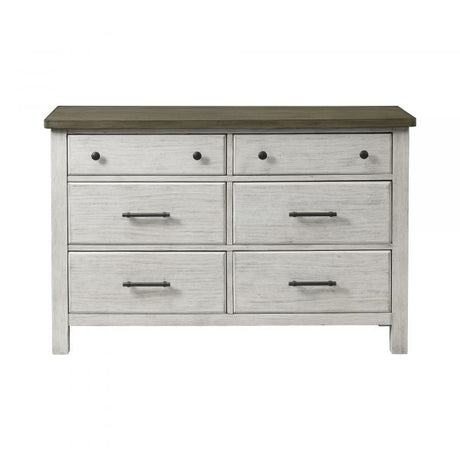 Timber Ridge Convertible Crib & Double Dresser| Weathered Washed Sierra - Kid's Stuff Superstore