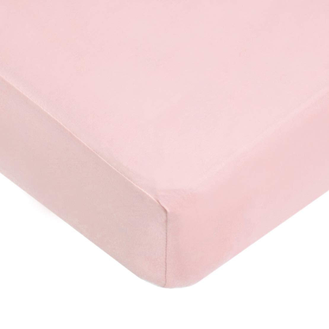 American Baby Company Cotton Jersey Fitted Crib Sheet - Pink - Kid's Stuff Superstore