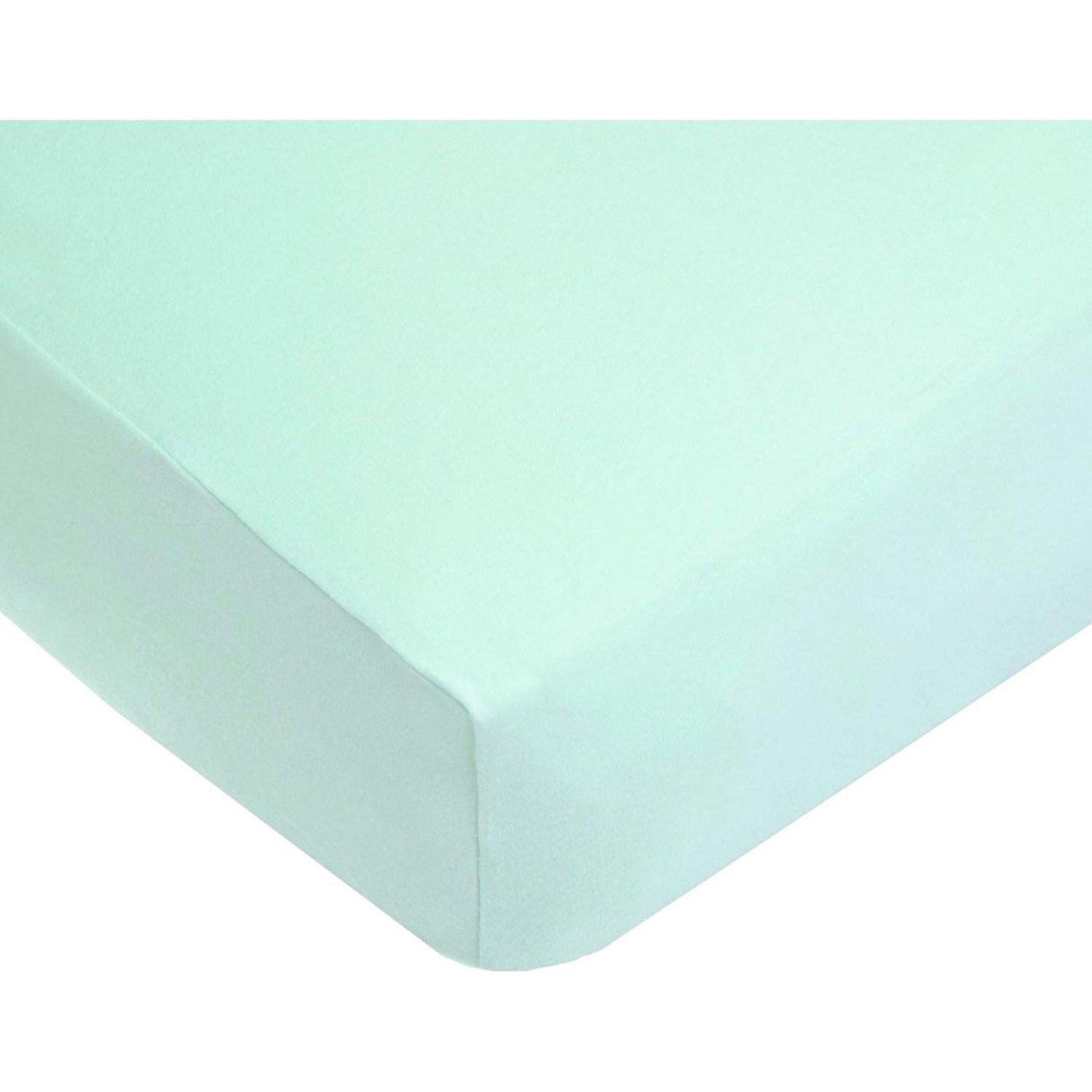 American Baby Company Cotton Jersey Fitted Crib Sheet - Aqua - Kid's Stuff Superstore