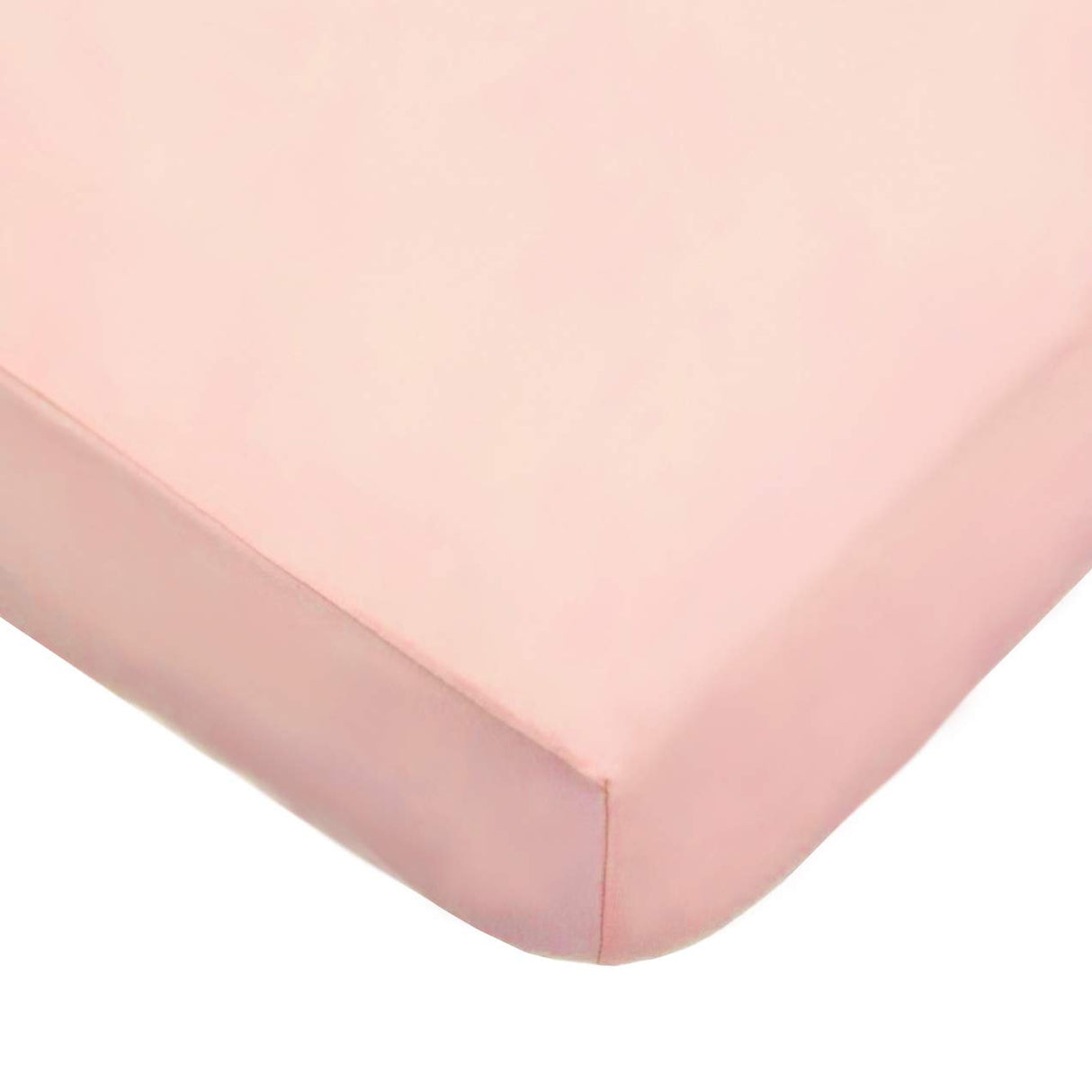 American Baby Company Cotton Jersey Fitted Crib Sheet - Blush - Kid's Stuff Superstore