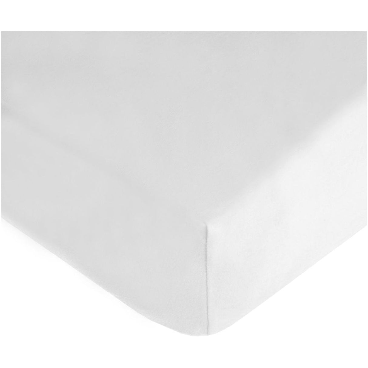American Baby Company Cotton Jersey Fitted Crib Sheet - White - Kid's Stuff Superstore