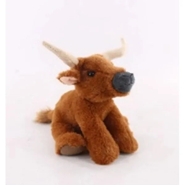 The Petting Zoo Wild Onez Longhorn Cow - 8 in - Kid's Stuff Superstore