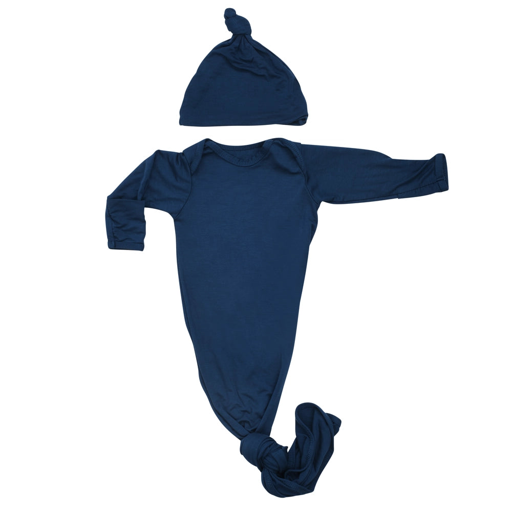 Three Little Tots Knotted Gown + Hat - Kid's Stuff Superstore