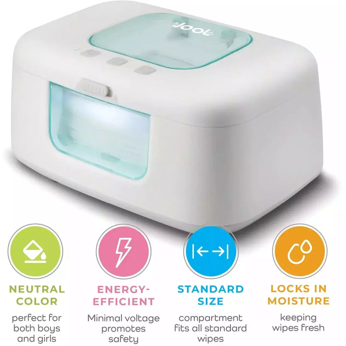 Joolbaby TinyBums Baby Wipe Warmer - Aqua - Kid's Stuff Superstore