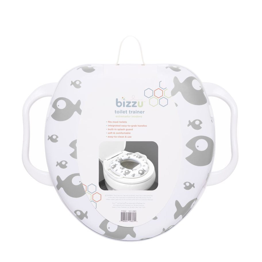 Bizzu Toilet Trainer - Grey Fish - Kid's Stuff Superstore
