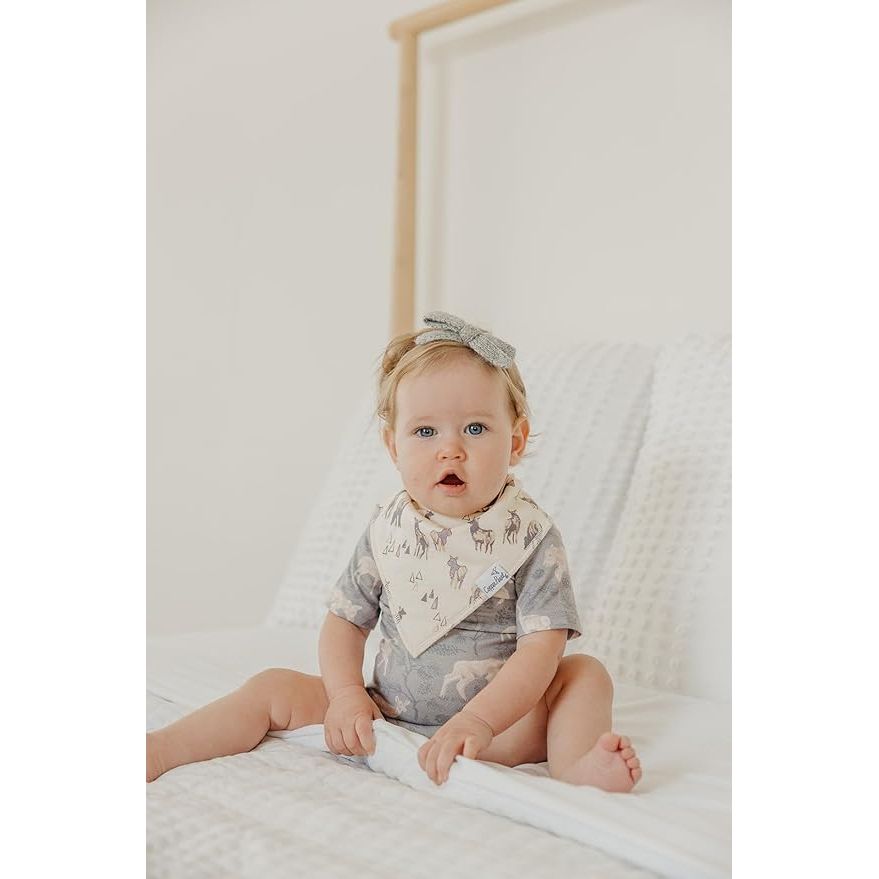 Copper Pearl Baby Bandana Bibs 4 Pack - Timber - Kid's Stuff Superstore