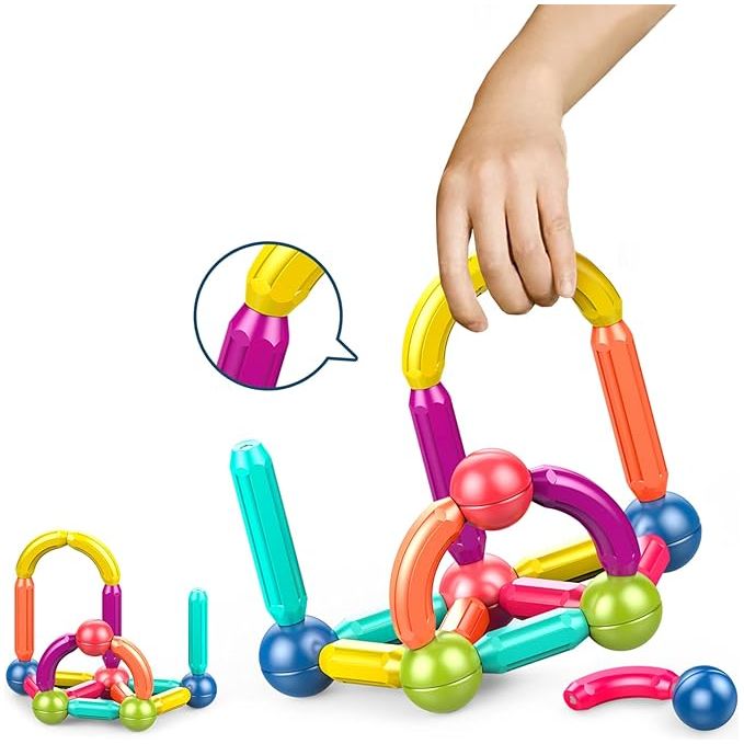 Magnetic Sticks - 64PC - Kid's Stuff Superstore