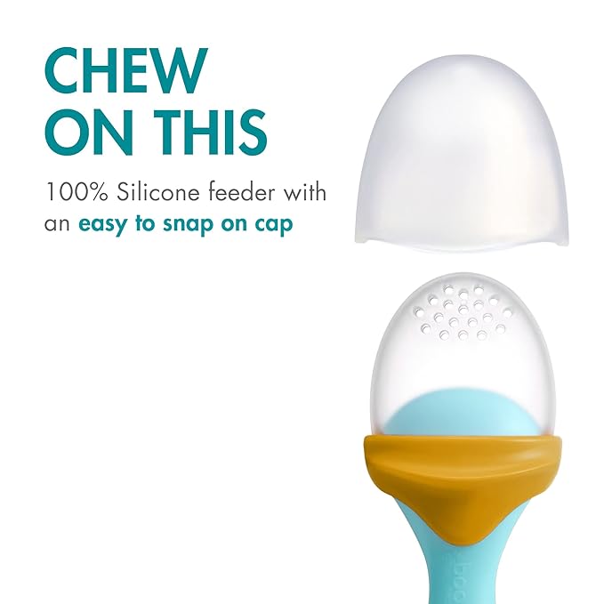 Boon PULP Silicon Feeder - Blue/Grey - Kid's Stuff Superstore