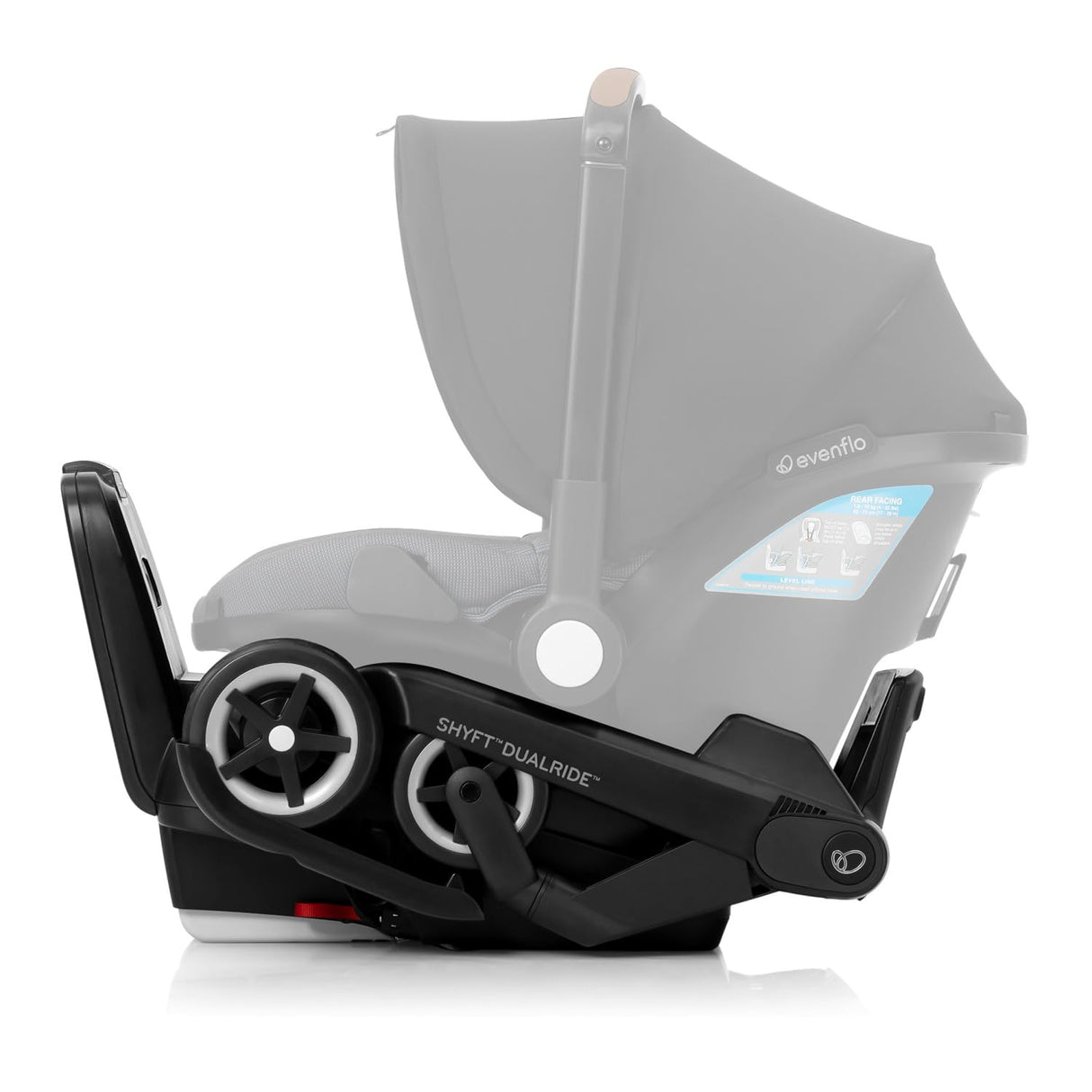 Evenflo Shyft DualRide Infant Car Seat Stroller Combo with Carryall Storage - Kid's Stuff Superstore