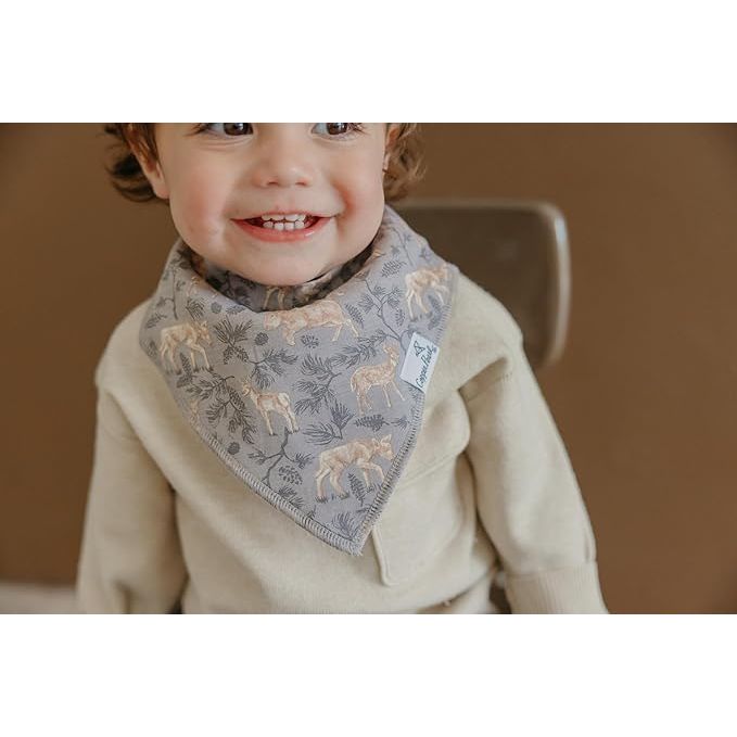 Copper Pearl Baby Bandana Bibs 4 Pack - Timber - Kid's Stuff Superstore