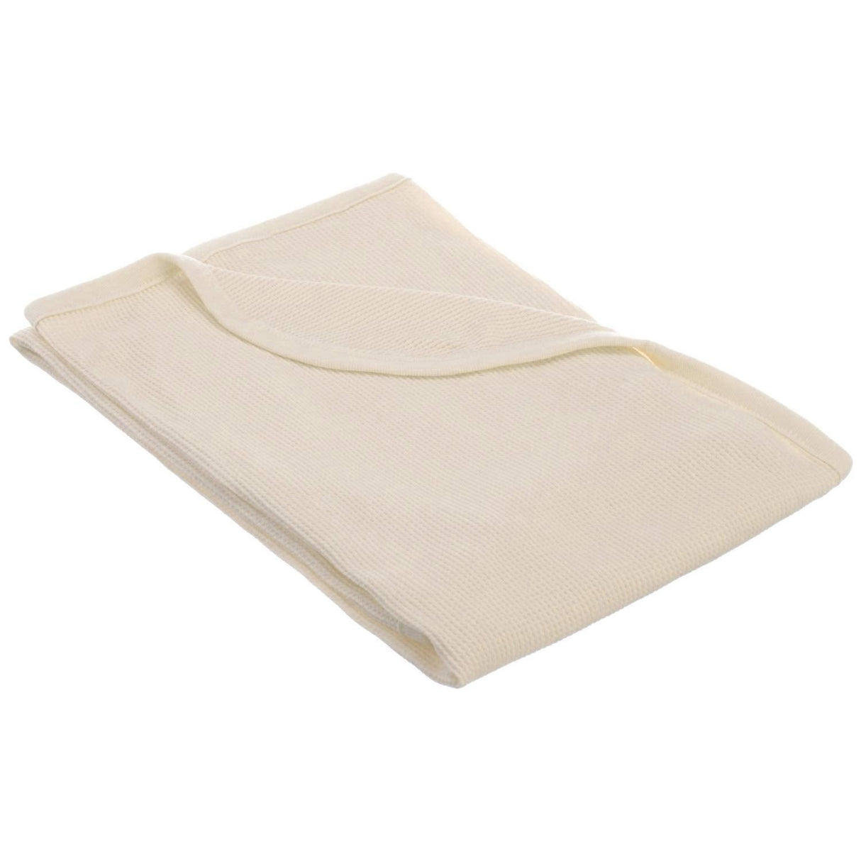 American Baby Company 100% Cotton Thermal Waffle Swaddle Blanket - Cream - Kid's Stuff Superstore