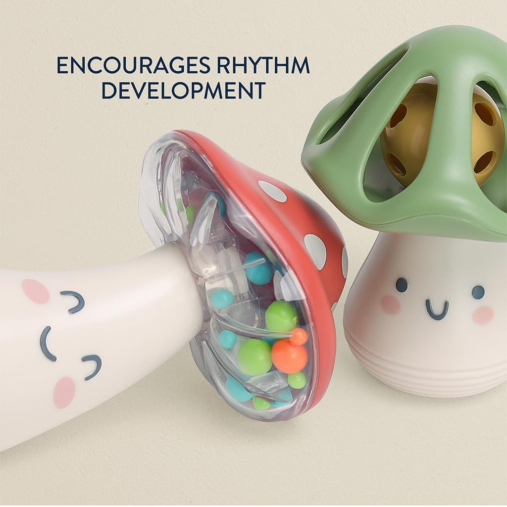 Itzy Ritzy Mini Maracas - Mushrooms - Kid's Stuff Superstore
