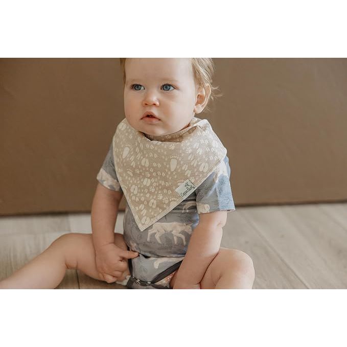 Copper Pearl Baby Bandana Bibs 4 Pack - Timber - Kid's Stuff Superstore