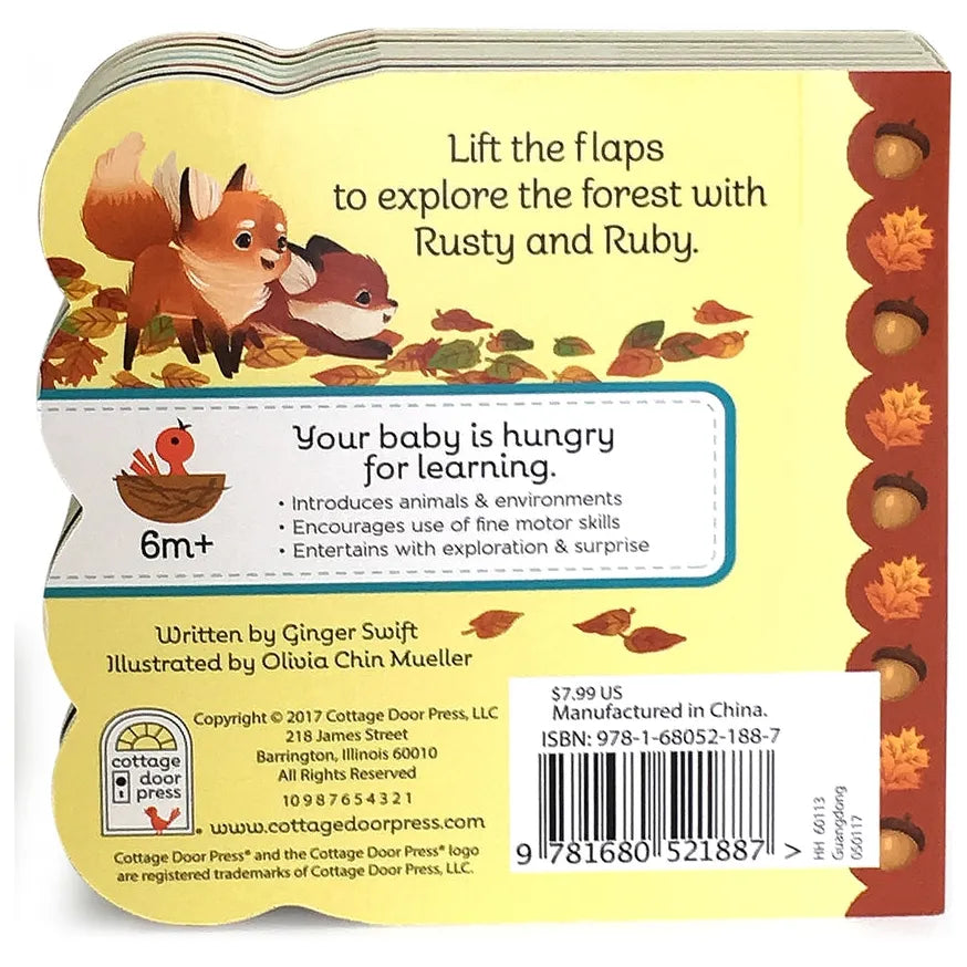 Lift-a-Flap Book - Babies in the Forest - Kid's Stuff Superstore