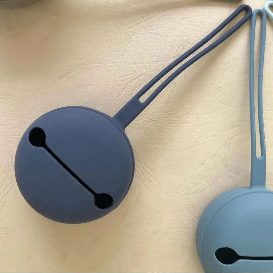 Silicone Pacifier Holder - Navy Blue - Kid's Stuff Superstore