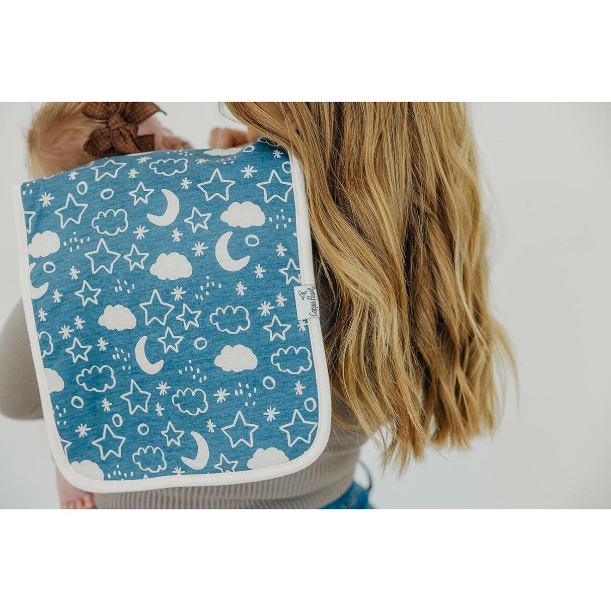 Copper Pearl Premium Baby Burp Cloths 3-Pack - Rufus - Kid's Stuff Superstore