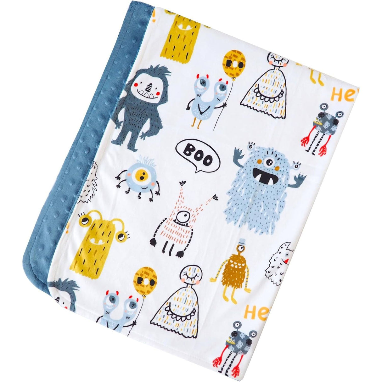 Honey Lemonade Minky Blanket - Monster Friends - Kid's Stuff Superstore